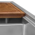 thumbnail image 4 of Ruvati USA RVH8036 33 x 22 in. Workstation Drop-in 40-60 Double Bowl Topmount Rounded Corners Kitchen Sink, 4 of 7