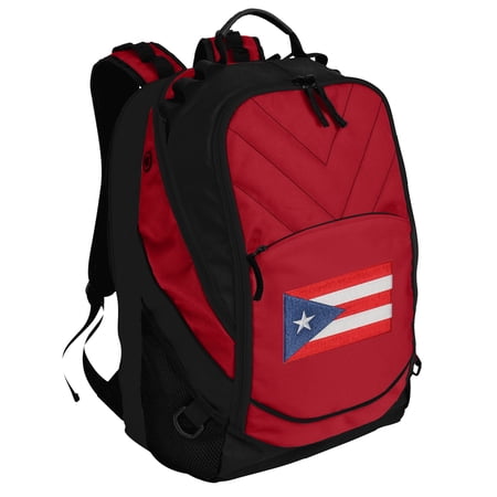 Puerto Rico Flag Backpack Puerto Rico Backpack or School Bag PADDED for COMPUTERS and Laptops