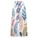 thumbnail image 4 of ICHUANYI Clearance Women Casual Printing Pockets Elastic Waist Comfortable Straight Loose Pants(White, S) ICHUANYI WER2023080702263, 4 of 5