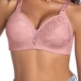 thumbnail image 5 of Front Button Wireless Bra for Women Full Bust Support No Underwire Comfort Fit Adjustable Shoulder Straps Daily Wear Lingerie, 5 of 8