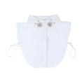 thumbnail image 1 of Shisuyan Collar Shape Fake Collar Chiffon 1Set 13.4x13.8in, 1 of 9
