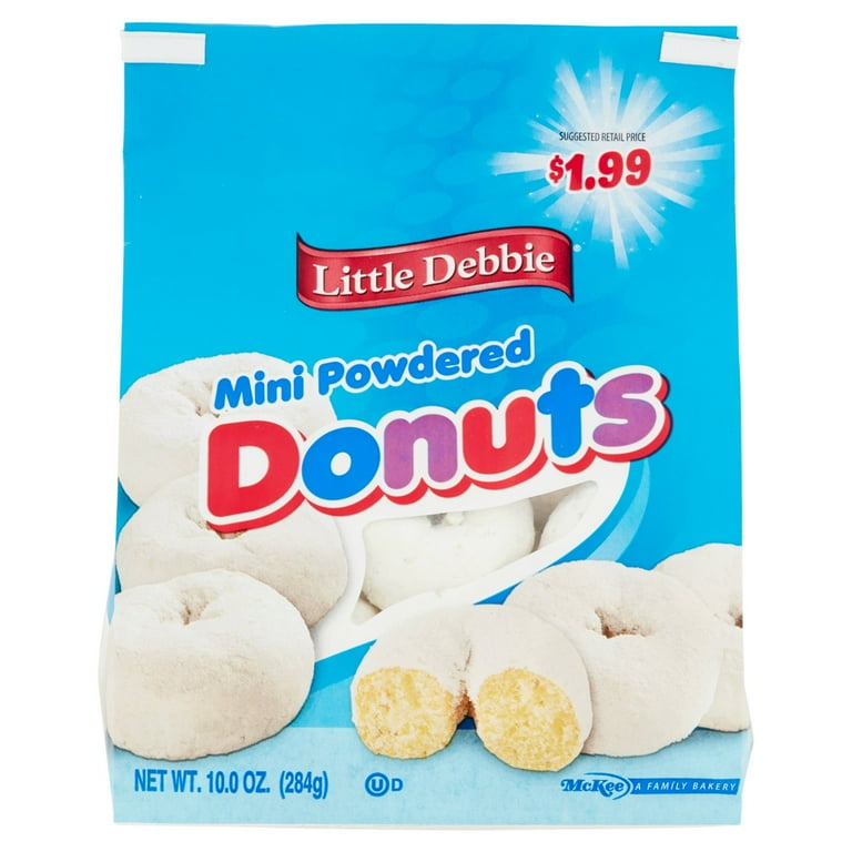 Little Debbie Donuts Mini Powdered 10 oz - Walmart.com