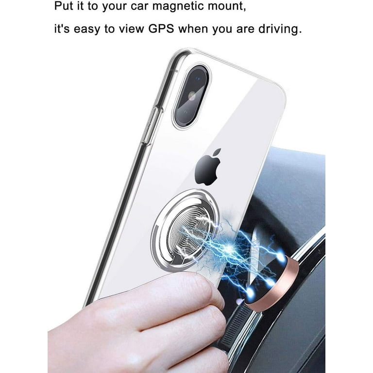 iPhone X/iPhone Xs Case Crystal Clear Silicone Protective