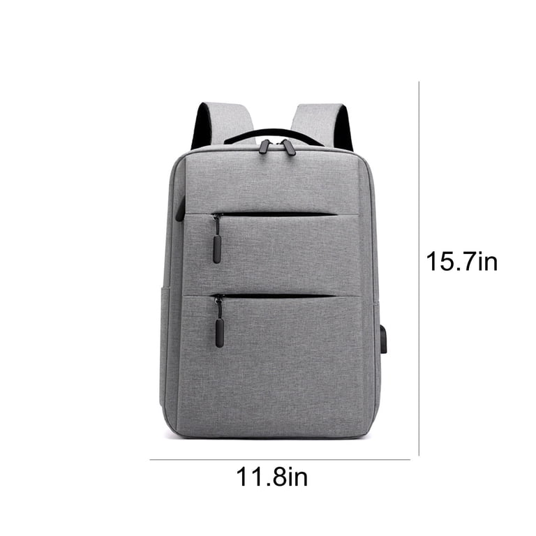 Gray Laptop Backpack for Men Women 15.8 Inch Laptop Bag with  display picture 2