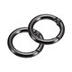 thumbnail image 1 of Anillos de resorte redondos Uxcell, 2 piezas de 1.02 pulgadas de diámetro exterior, clips de hebilla de gatillo para bolsas, carteras, llaveros, negro, 1 of 7