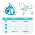 thumbnail image 6 of Charkool Reflective Dog Harness and Leash, Adjustable Breathable Dog Vest, Training for Extra Small Dogs,Blue, 6 of 6