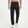 thumbnail image 2 of Men's Sweatpants Athletic Pants with Zipper Pockets Lightweight Hiking Exercise Pants Running Workout Sports Jogger Pants, 2 of 7