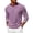 Purple, variant on ZUKMRJPC Mens Long Sleeve Crewneck T Shirts Classic Striped Waffle Knit Textured Summer Tops Casual Breathable Workout Athletic Shirts