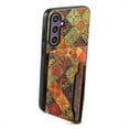 thumbnail image 3 of ELEHOLD for Samsung Galaxy S24 Plus Leather Wallet Case,Cover with Retro Flower Pattern Built-in Card Slots Kickstand Shockproof Protective Phone Case for Samsung Galaxy S24 Plus,Autumn, 3 of 6
