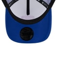 thumbnail image 5 of Men's New Era White/Royal Chicago Cubs Checkered Flag A-Frame Trucker 9FORTY Adjustable Hat, 5 of 6