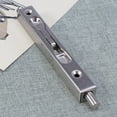 thumbnail image 1 of GOOHOCHY Silver Fire Door Bolt Door Latch Latch Brushed Texture Office Use 1Set, 1 of 6