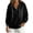 Black, variant on Womens Fleece Pullover, Quarter Snap Button Hoodie for Women Soft Lightweight Drawstring Fall Casual Loose Long Sleeve Hoodie with Pockets