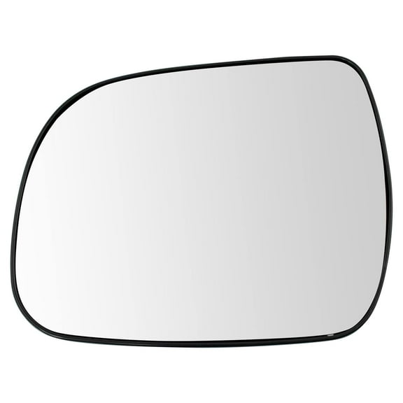 TRQ Exterior Side View Mirror Glass Heated Driver Side LH for Highlander SUV MGA08958 Fits select: 2010-2013 TOYOTA HIGHLANDER