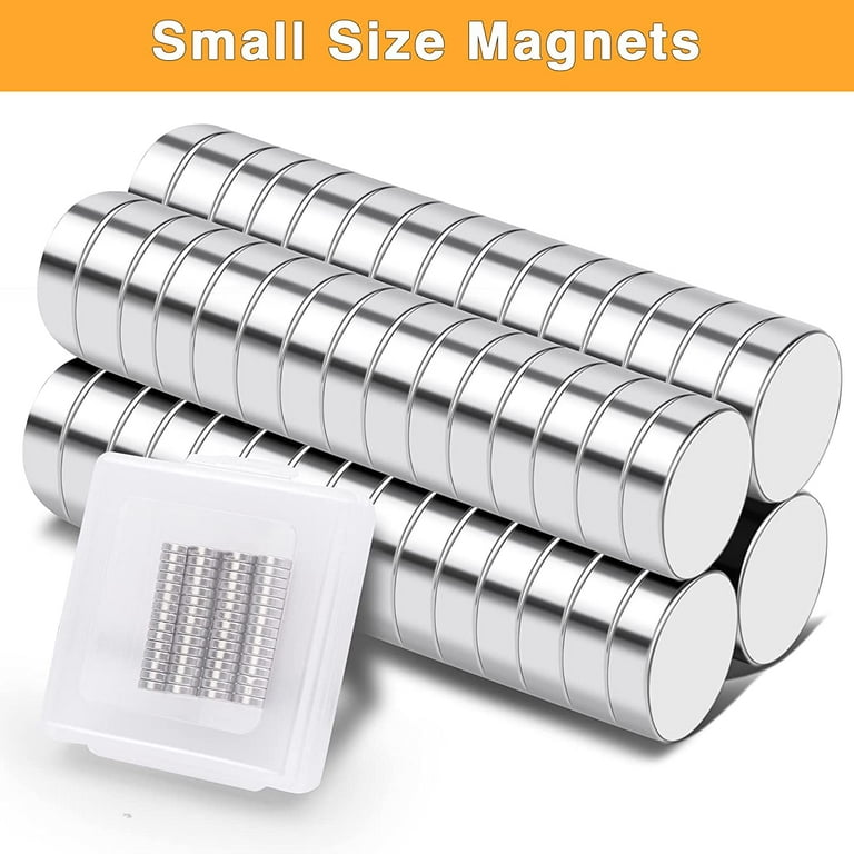 DIYMAG Small Neodymium Disc Magnets, 60 Pcs Mini Rare Earth