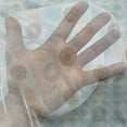 thumbnail image 3 of Brown and Blue Tulle Curtains with Rod Pocket, Twirls Vortex Design Geometric Curved Lines Hypnotic Elements, Sheer Drape for Wedding Party 2 Panels, 7 Sizes, Pale Blue Mustard Umber, by Ambesonne, 3 of 3