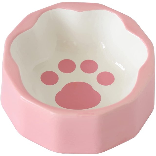 Cuencos de cerámica para gatos, platos pequeños de comida para gatos para gatos de interior, cuencos para gatos/perros para comida y agua, XianweiShao 9024715140210