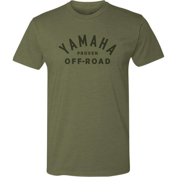 Licensed Proven Off-Road Mens Short Sleeve T-Shirt Olive Green LG