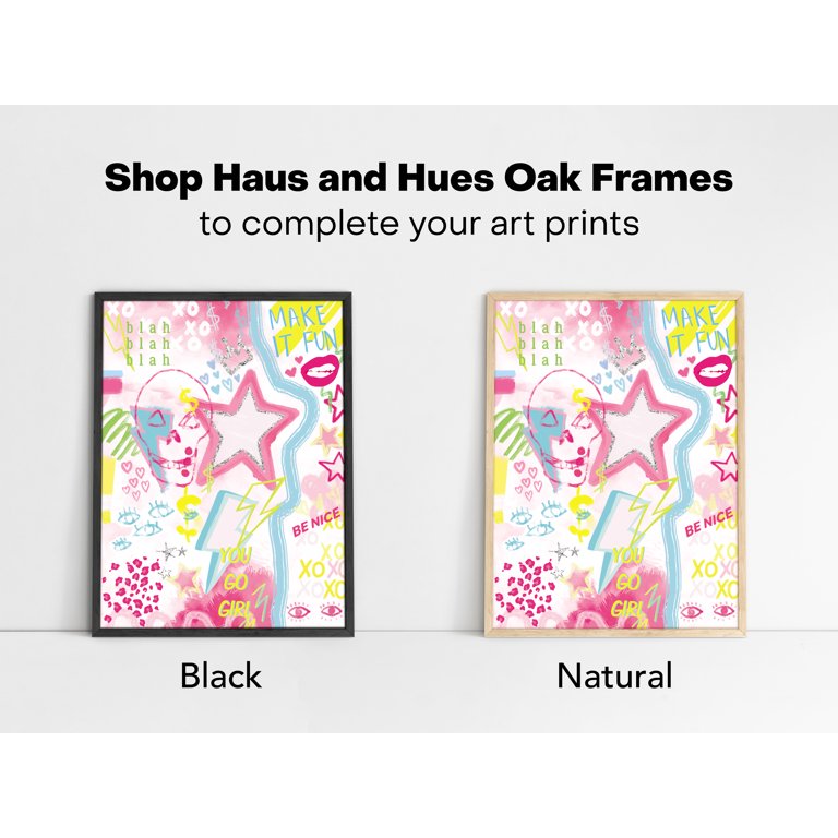 Haus and Hues Pink Poster Preppy Wall Art - Cute Posters for Room