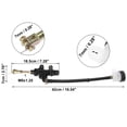 thumbnail image 2 of Rear Brake Master Cylinder Pump with Reservoir for Yamaha Black, 2 of 6