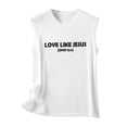 thumbnail image 5 of EKOUSN Womens Summer Crewneck Tank Top Casual Loose Sleeveless Tops Shirts, 5 of 5