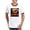 Black/White, variant on - Shiny Jack O' Lantern Men's Ringer T Shirt - 100% Cotton Ringed T-Shirt