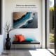thumbnail image 3 of Cuadro Decorativo Canvas Revolution Abstracto Río Resina Azul 90x60, 3 of 3