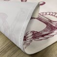 thumbnail image 5 of Ambesonne Anchor Place Mats Set of 4, Realistic Marine Design, Standard Size, Dark Mauve Cream, 5 of 6