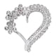 thumbnail image 3 of 5 Piezas De Accesorios De Joyería De aleación De Vidrio Con Diamantes De Imitación De Corazón De Amor DIY Para Manualidades Y Decoración, Con Múltiples Usos, 3 of 7