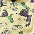 thumbnail image 6 of Mercatoo Kids Boys Dinosaur Printed Gentleman Outfits Long Sleeve Lapel Dress Shirt Suspender Pants Toddler Boys Handsome Clothes, 6 of 7