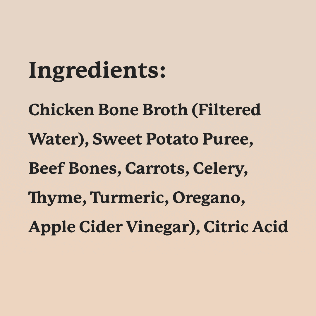 (8 pack) DogSauce Chicken Bone Broth & Sweet Potato Meal Topper for Dogs, 8 oz