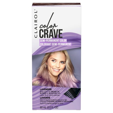 Clairol Color Crave Semi Permanent Hair Color Lavender Walmart Com
