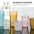 thumbnail image 4 of SHISUYAN Acrylic Beer Cup for Drinking with Frosted Surface and Stackable Design 5 Pieces Assorted Color, 4 of 8