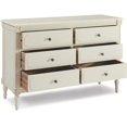 thumbnail image 4 of Finch Avignon 6 Drawer Chest Antique White, 4 of 14