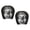 Type B, variant on Car Headrest Covers Designed With Bold Funny Face Faces Headrest Cover,Stretchy Fabric Humorous Cushion