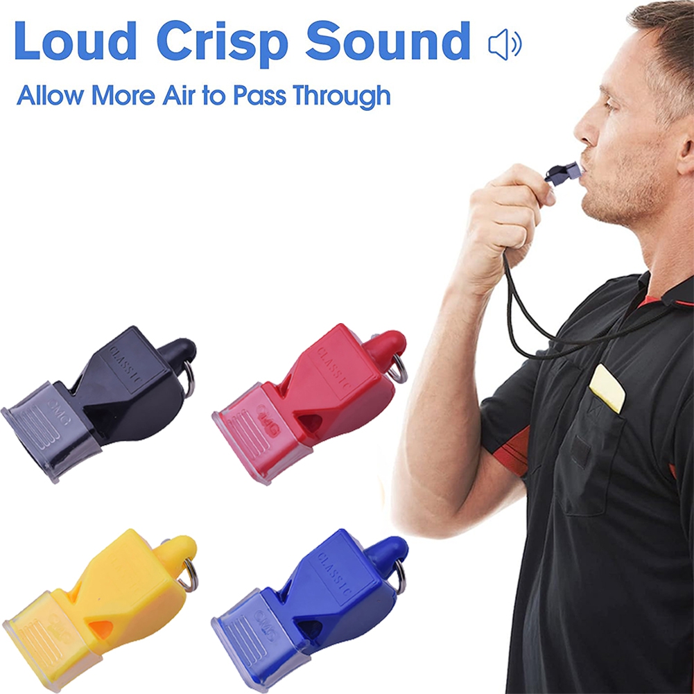 UDIYO Whistle for Coaches, Plastic Sports Whistles With Mouth Grip