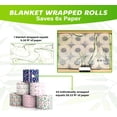 thumbnail image 4 of Papel higiénico Bamboo Story de 3 capas, 12 rollos, 100% sin blanquear, 4 of 7