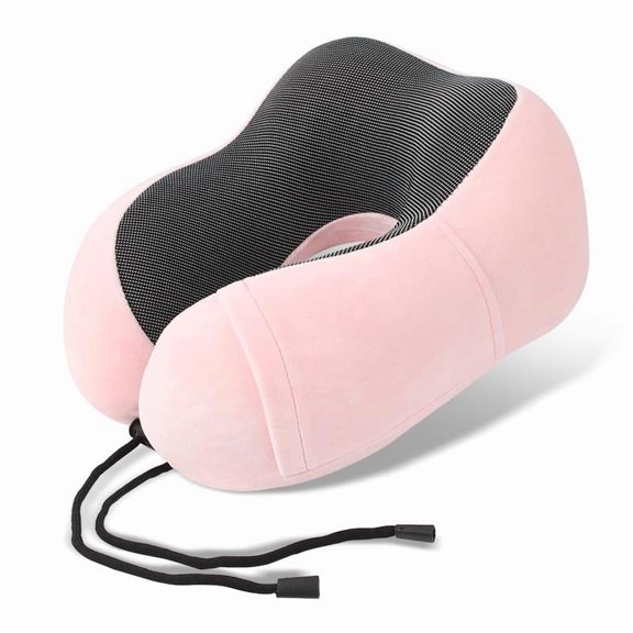 SharkTRUE 1 Pcs U Shaped Memory Foam Neck Pillows Soft Travel Pillow Massage Neck Pillow Sleeping Airplane Pillow Cervical Healthcare Bedding