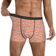 thumbnail image 3 of Mens Underwear Boxer Briefs - Mushroom Snails Comfort Breathable men's boxer briefs with Flex Waistband, 3 of 7
