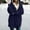 Blue jacket for women, variant on Winter Womens Sherpa Jacket Womens Fluffy Fleece Overcoat Casual Solid Long Sleeve Open Front Hooded Cardigan Plus Size Lightweight Soft Fuzzy Plush Coat with Pocket Up to 65% off