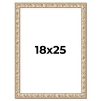18x25 Frame White Real Wood Picture Frame Width 1.5 inches | Interior Frame Depth 0.5 inches |