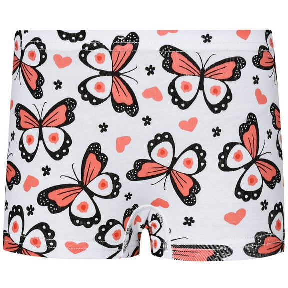Underwear for Kids Boys 5t , Kids Underwear Girls 5t Student Girls Underwear Set Cute Cartoon Print Four Corner Flat Seam Comfortable Blend Briefs for Children