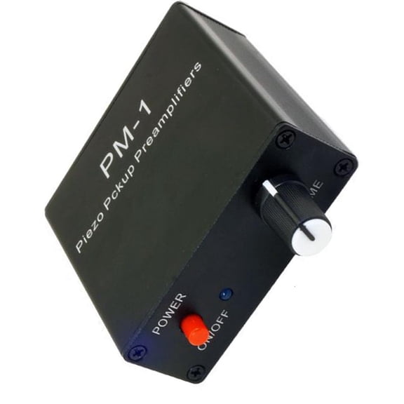 Lerpwige High Impedances JFET Guitar Preamplifier for Surfaces Mounted Piezo Pickups