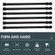 thumbnail image 5 of Small Tension Rods for Cabinets Cupboard Bars for RV Closets Refrigerator, Spring Rods 11.8 to 19.6 Inches, 6 Packs (Black), 5 of 5