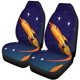thumbnail image 1 of Juego de 2 fundas para asientos de coche ABPHQTO Rocket Sky Protector universal para asientos delanteros, 1 of 4