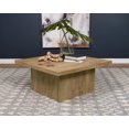 thumbnail image 2 of Devar Square Engineered Wood Coffee Table Mango Brown, 2 of 6