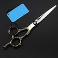 thumbnail image 1 of Hair Cutting Scissors Professional 6 Inch Japanese Steel Barber Thinning Shears with Comfort Grip, 1 of 2