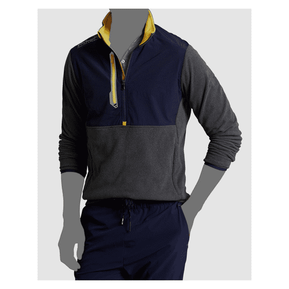 $198 Polo Ralph Lauren Men's Gray RLX Performance Fleece Sweatshirt Size M