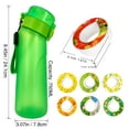 thumbnail image 2 of La mejor opción de regalo! Botella de agua deportiva de aire última intervensión Tristan juego de iniciación de 650 ml con 7 cápsulas de sabor perfumadas para saborizar 0 azúcar, 0 calorías Green, 2 of 7
