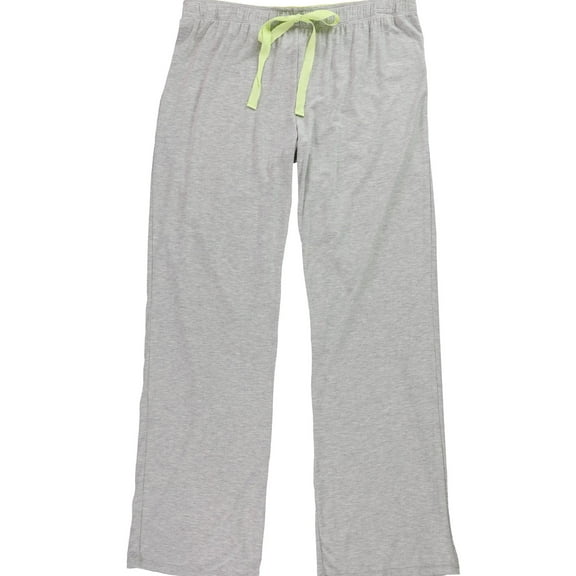 P.J. Salvage Womens Heathered Pajama Lounge Pants, Grey, Medium