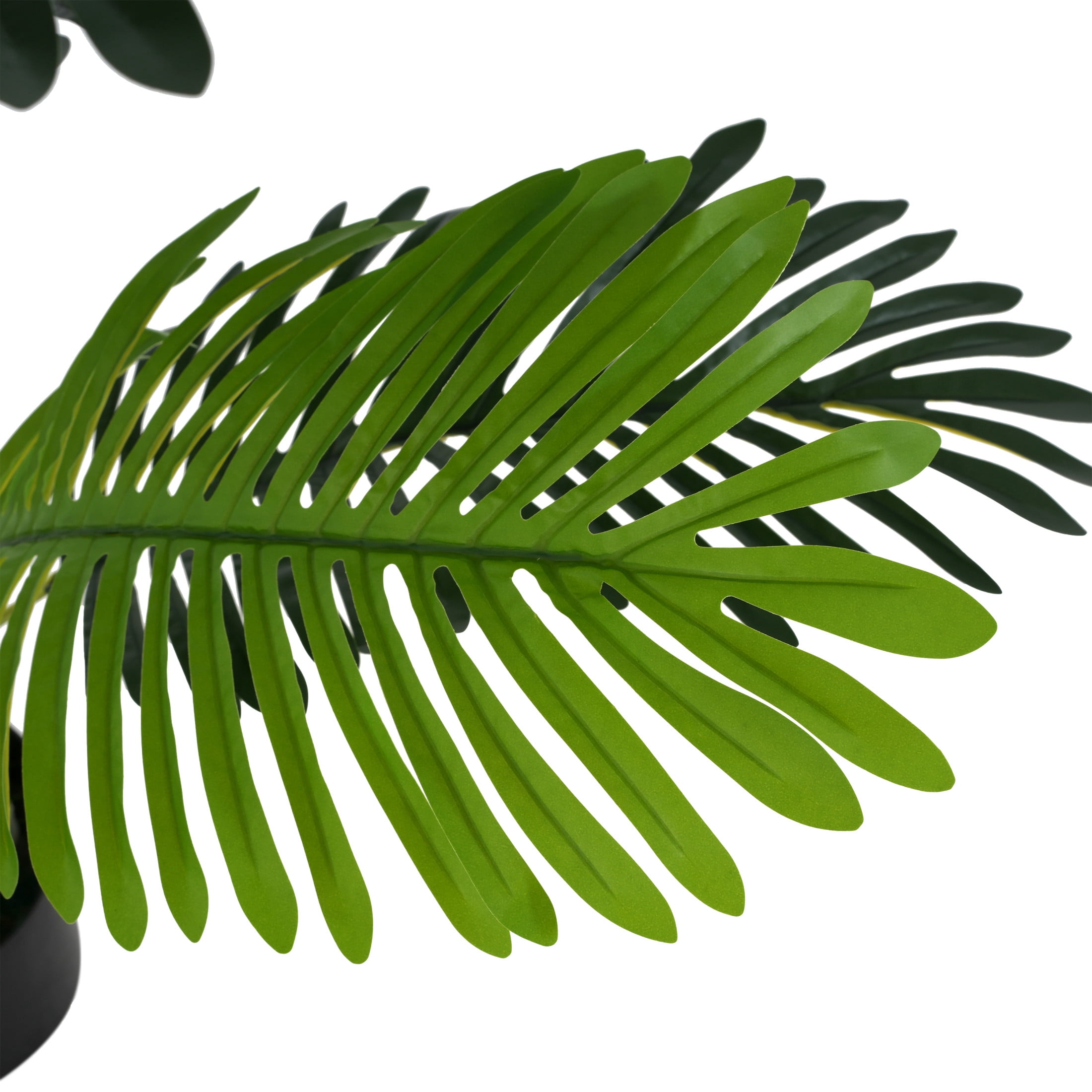 Christopher Knight Home 78.5" Artificial Palm Tree in Black Plastic Pot, Pre-Potted Faux Greenery Tree for Home Decor (Set of 2)